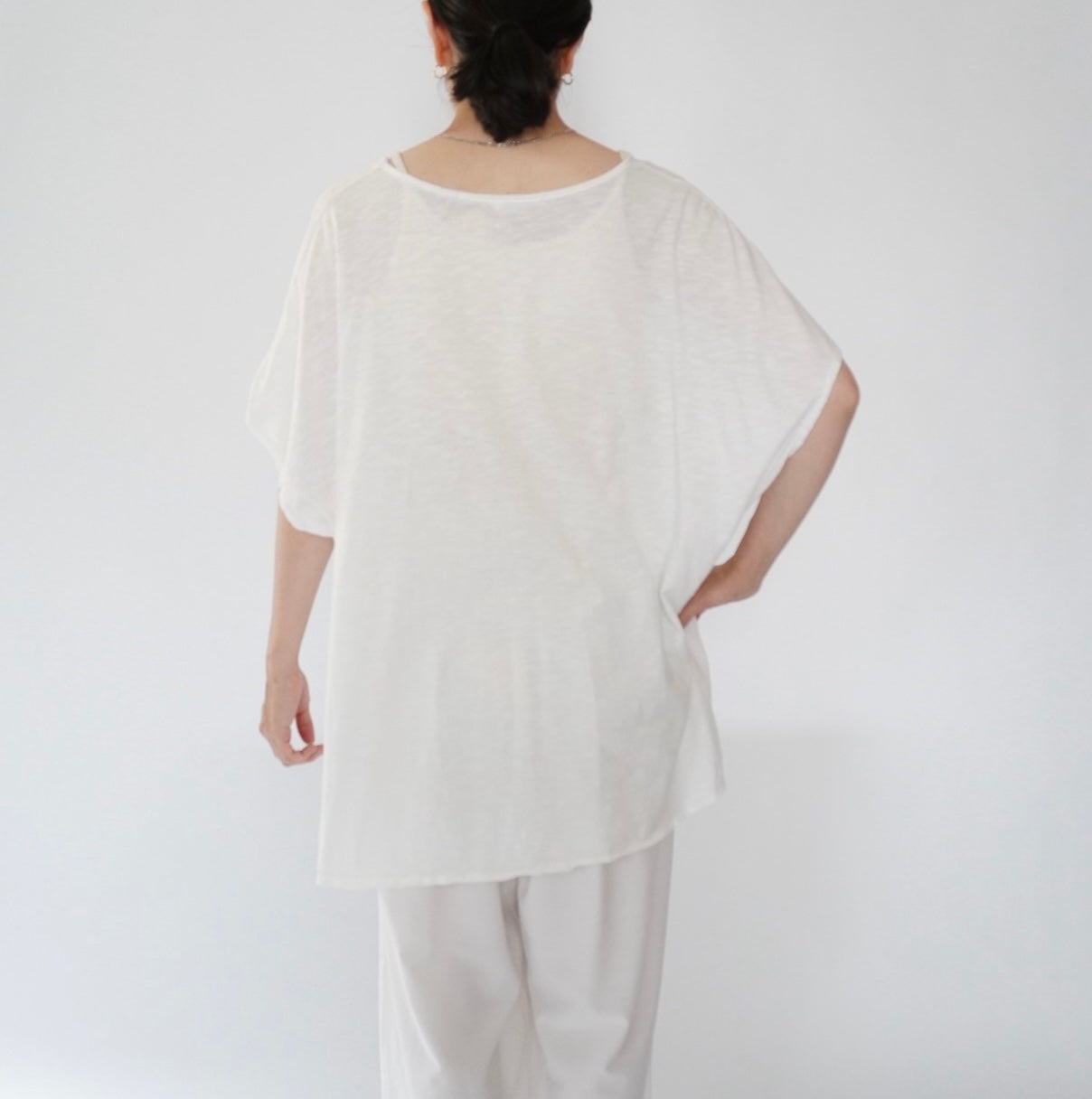 90s Linen Top Made in Italy