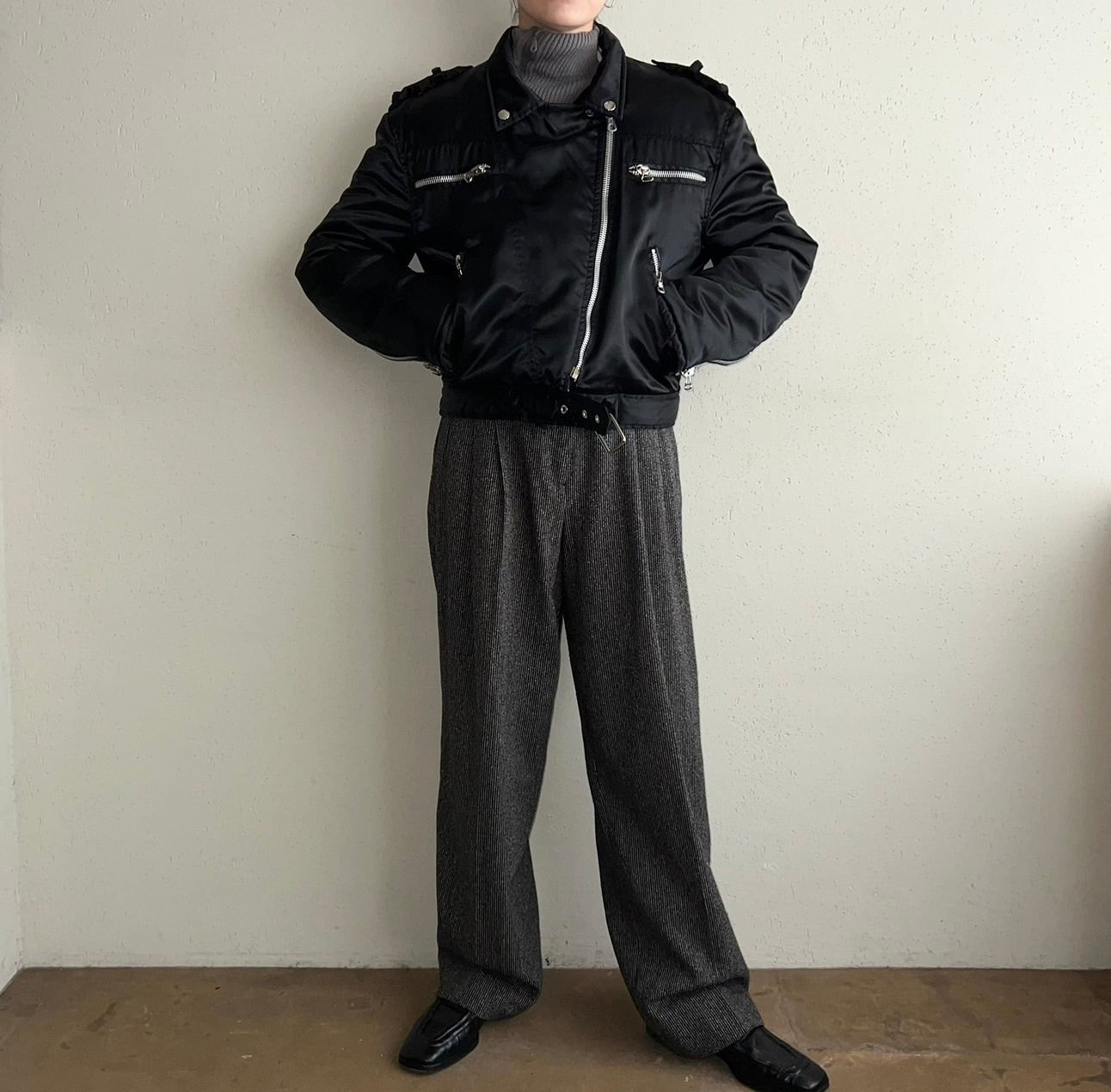 90s Nylon Riders Jacket Made in Italy