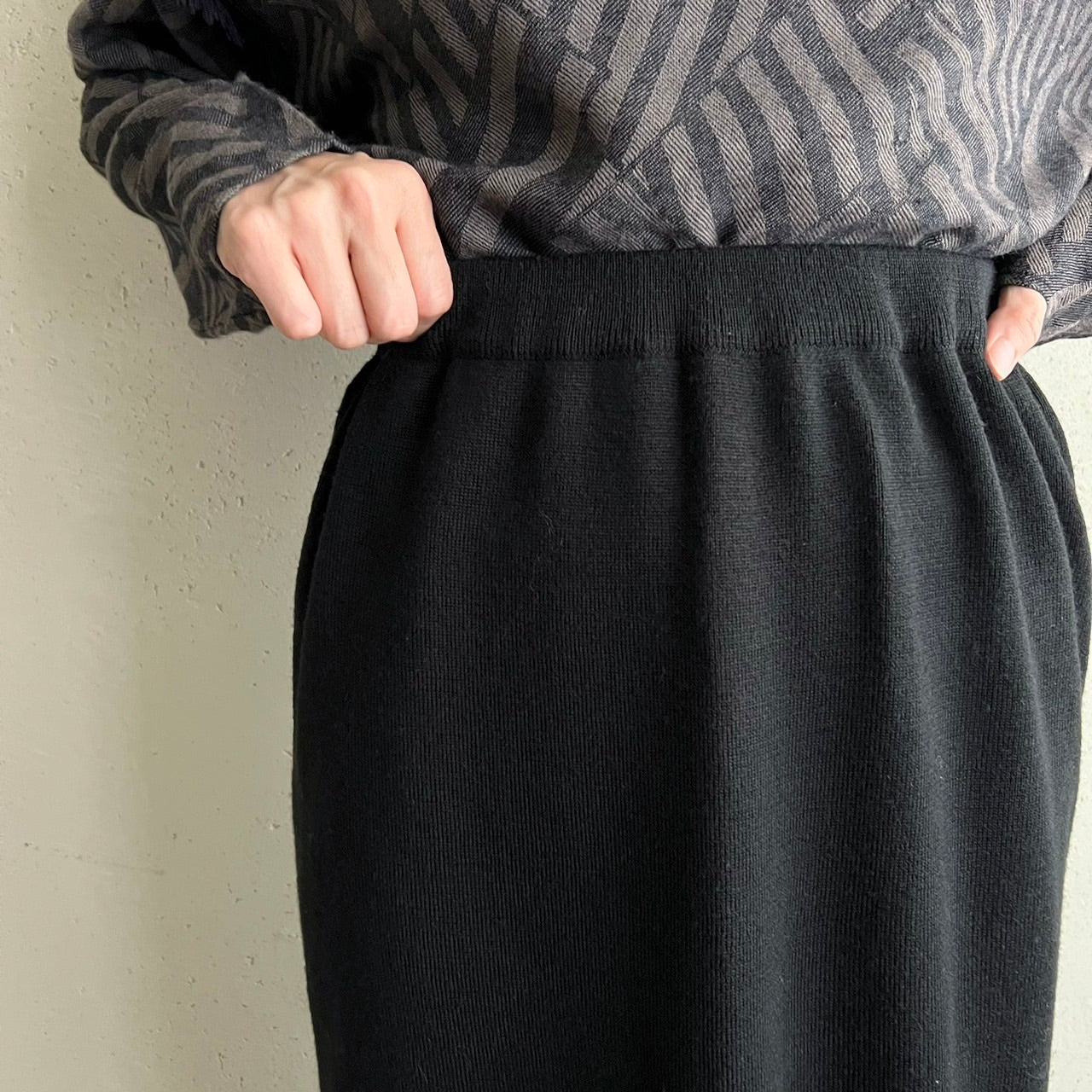 90s Knit Maxi Skirt