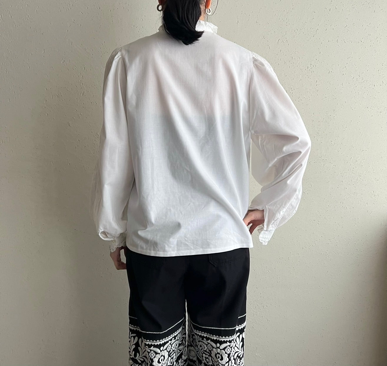 90s Lace Blouse Made in Austria