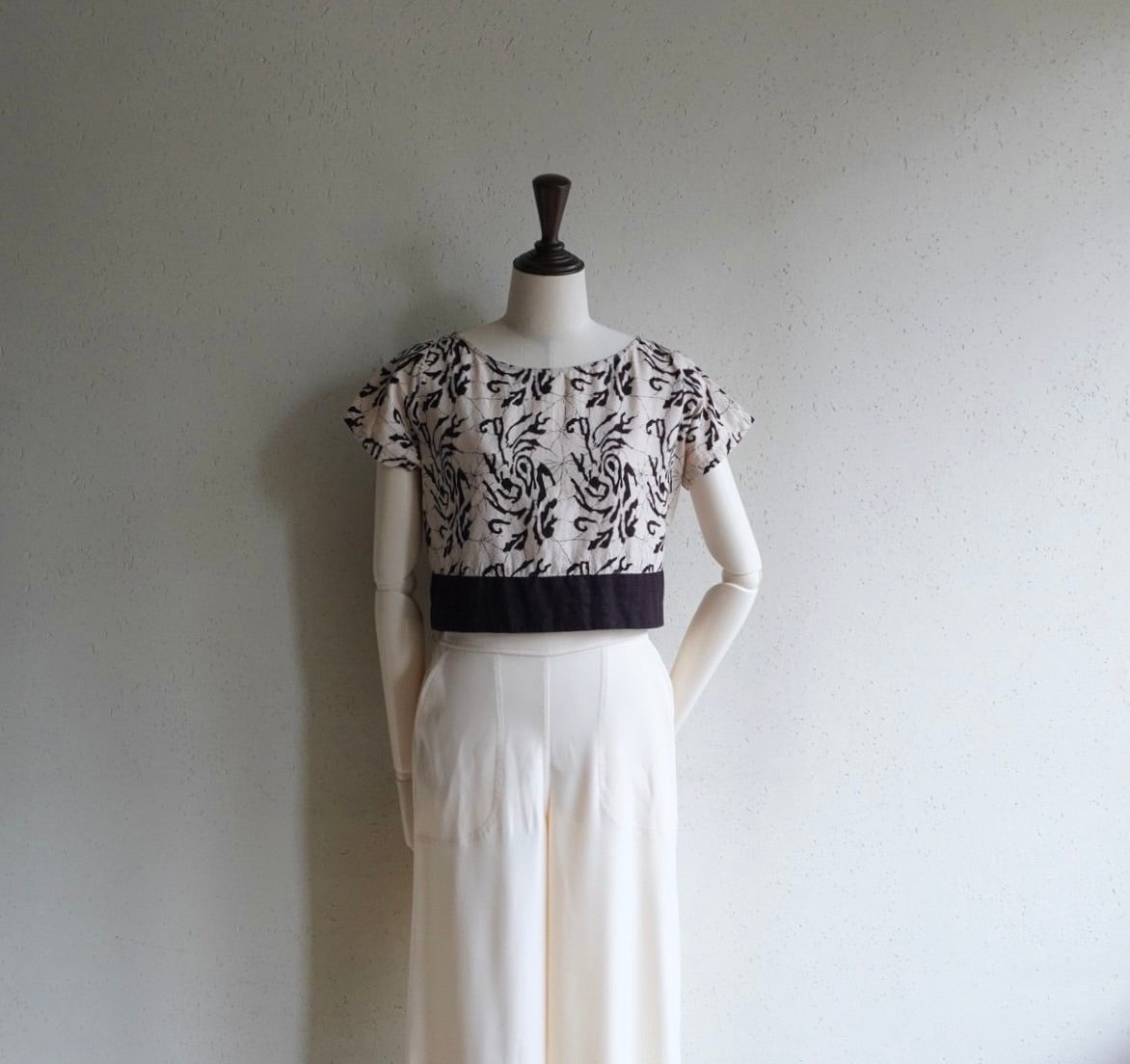80s Cropped Blouse