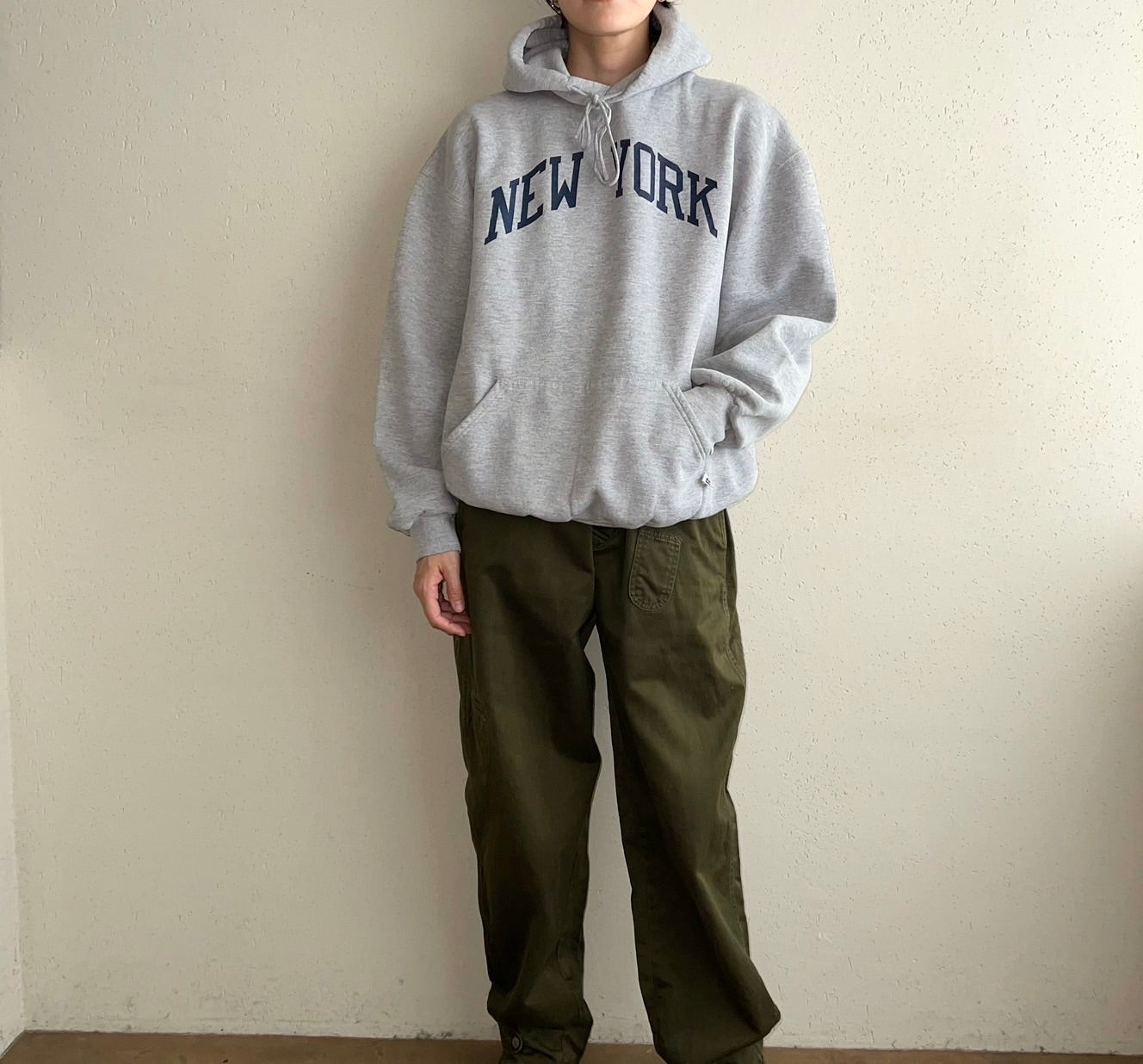 90s Hooded Sweater Made in USA