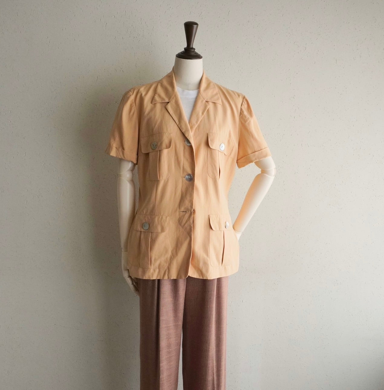 90s Silk Shirt, Jacket
