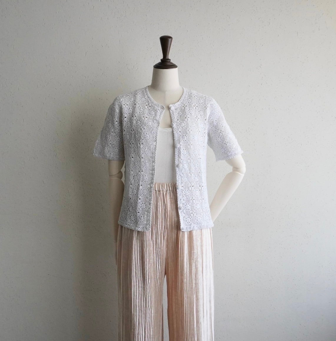 80s Hand Crocheted Top
