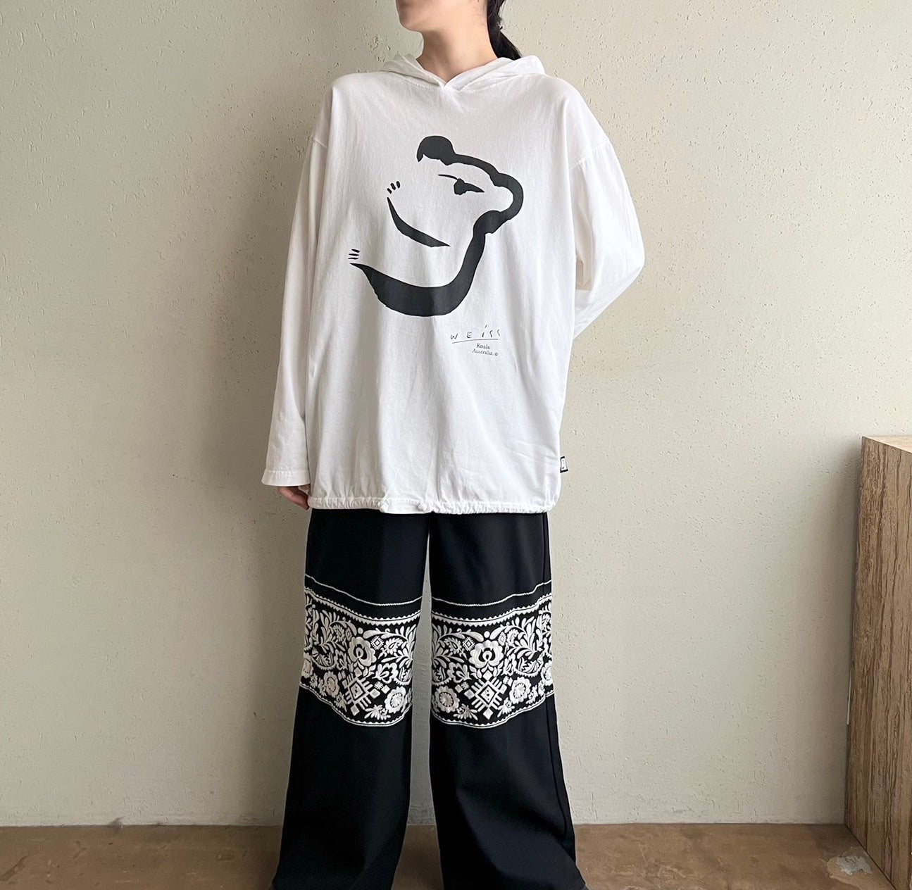 90s Printed Long Sleeves T-shirt Made in Australia
