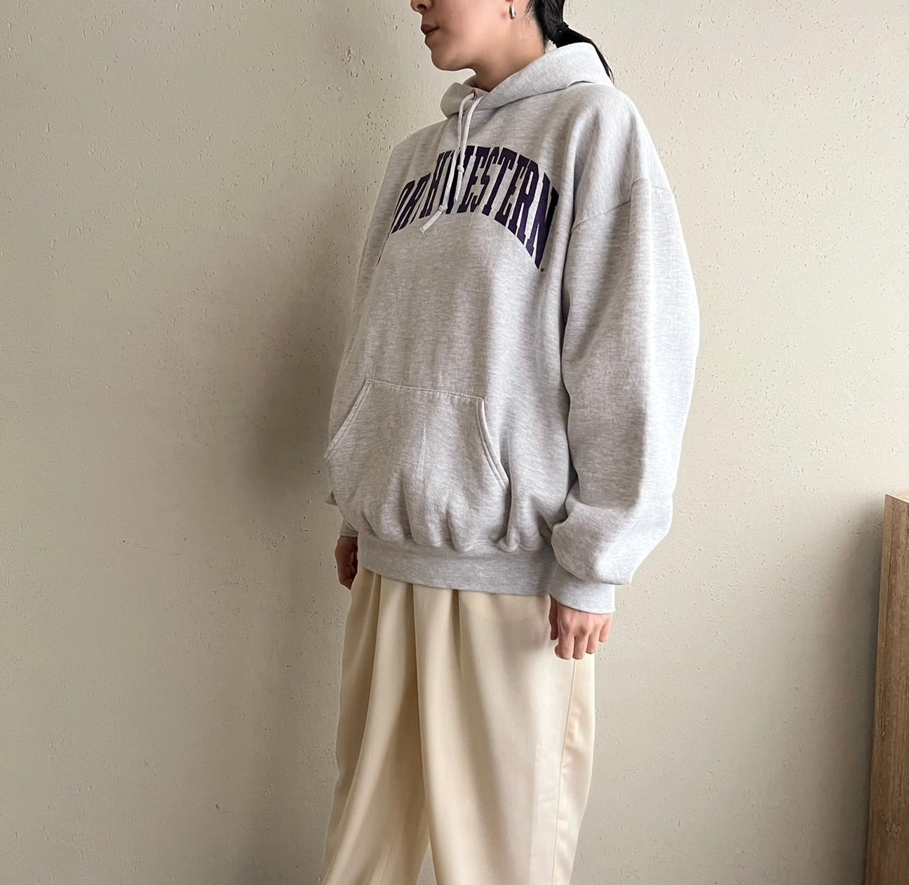 90s Hooded Sweater Made in USA