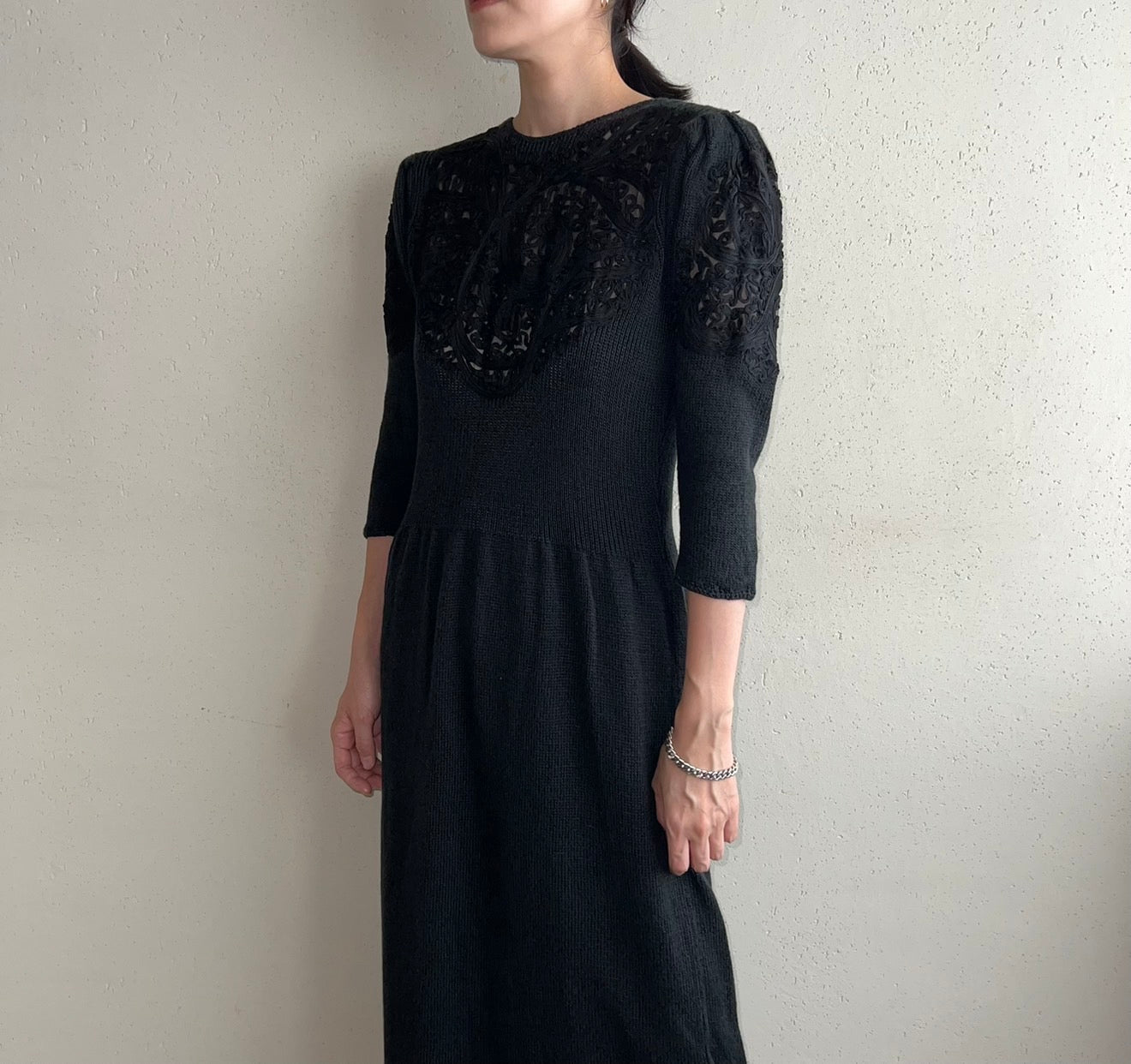 80s "Neiman Marcus ” Knit Dress Made in USA
