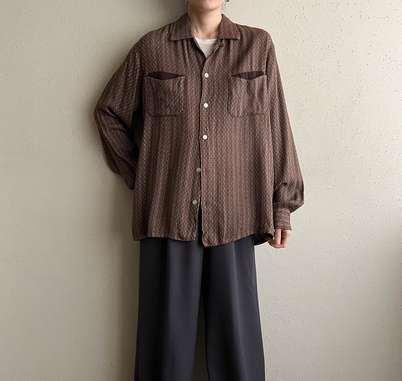 60s "SPIRE" Pattern shirt