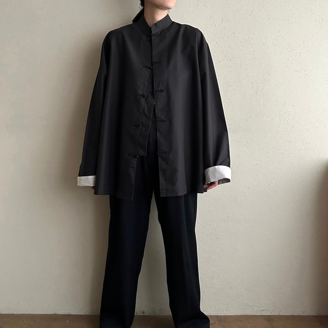 90s Asian Design Shirt Jacket