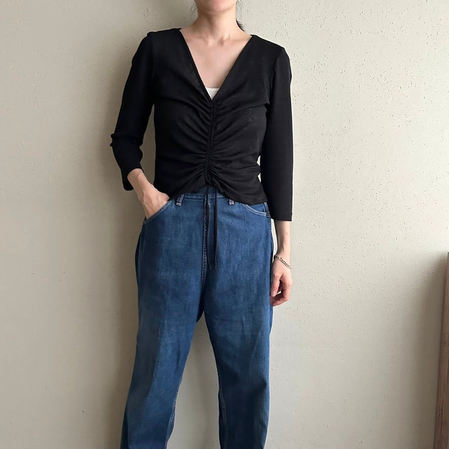 90s Black Top Made in USA