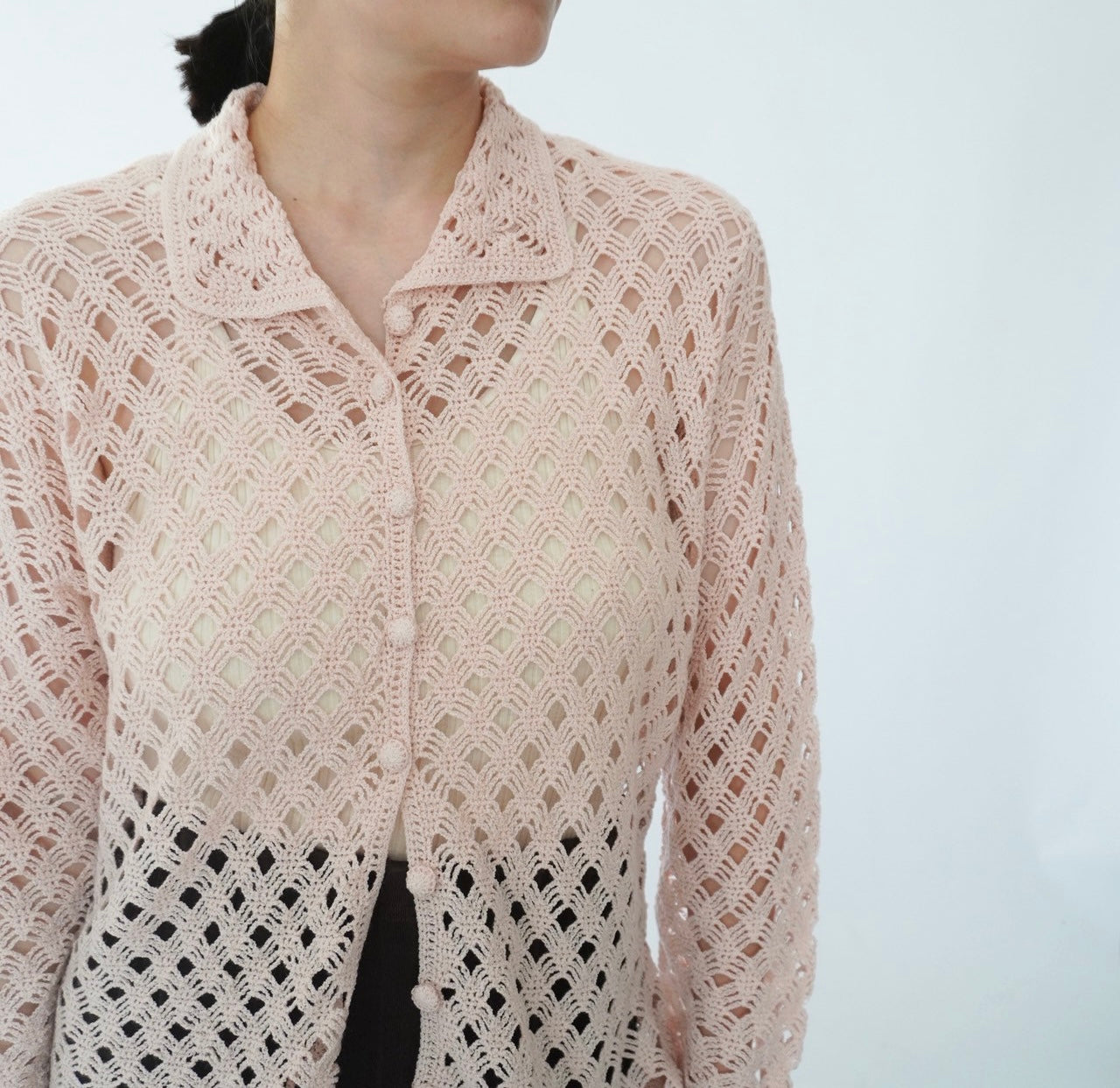 90s Crochet Shirt