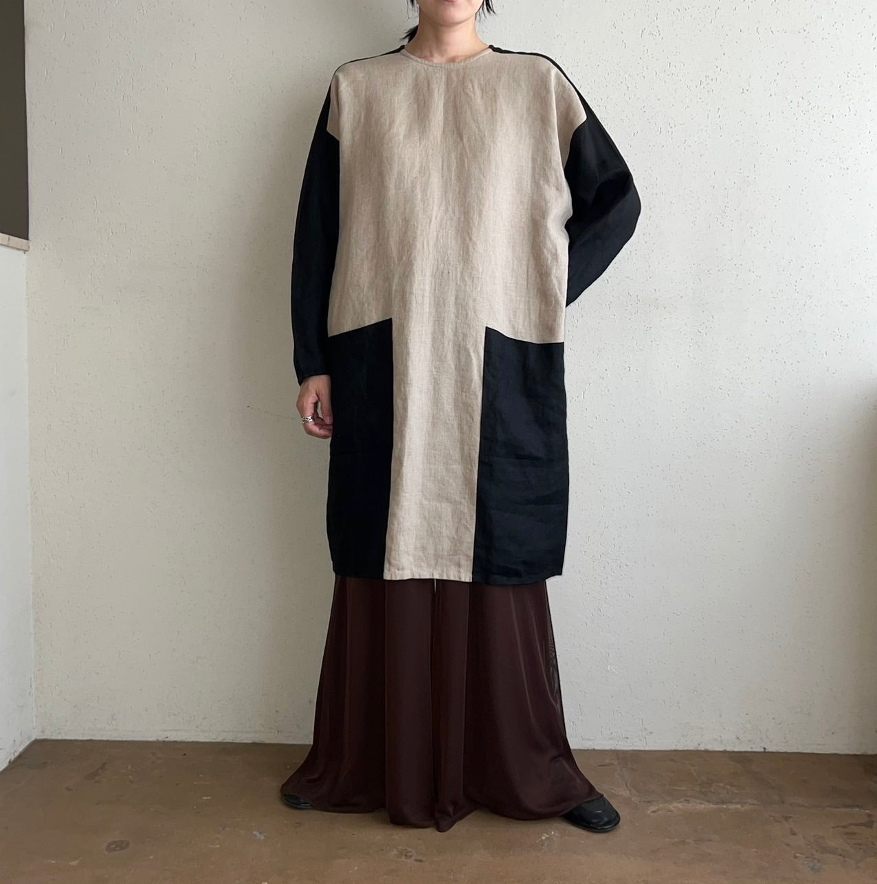 90s "YEOHLEE" Linen Dress Made in USA