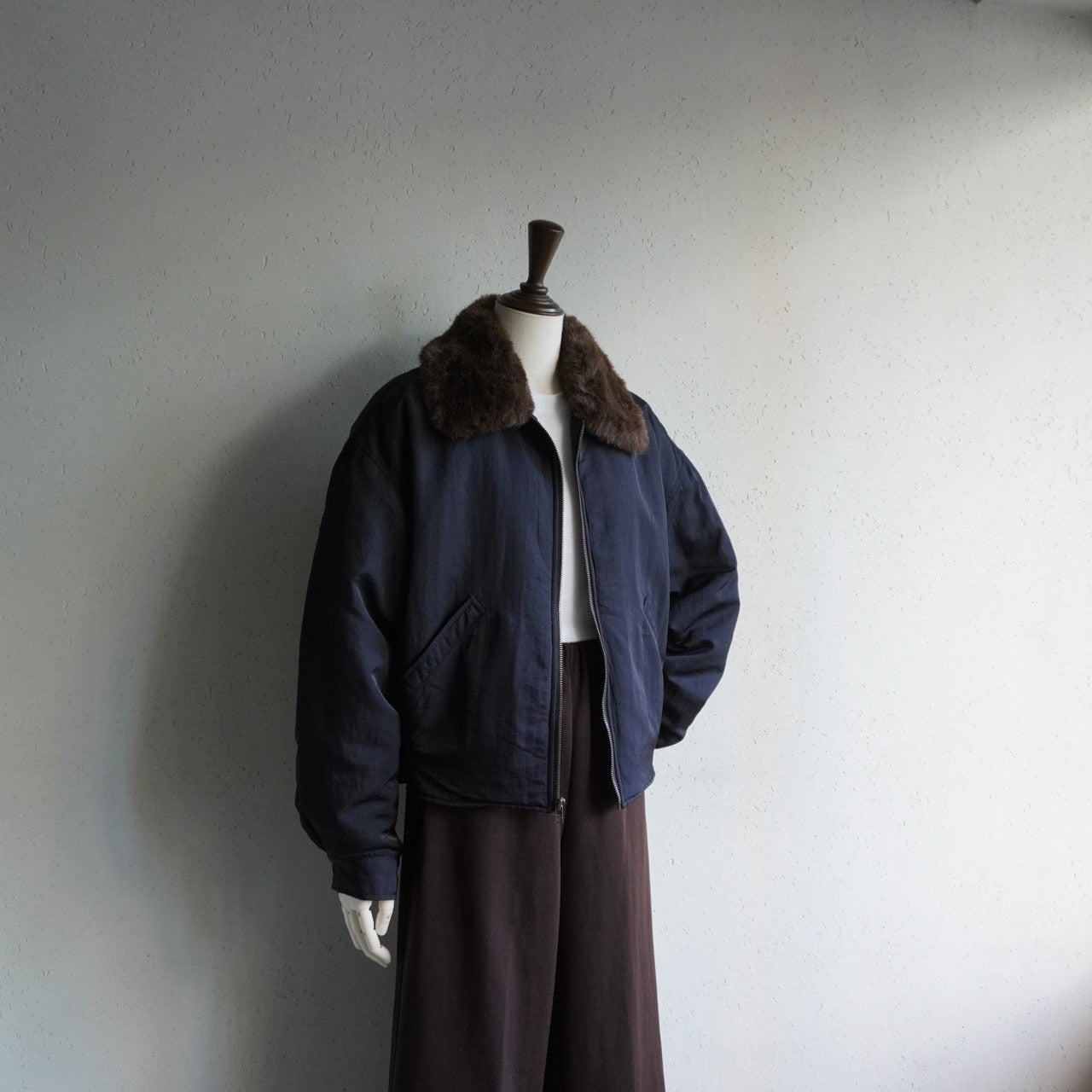 90s Black Nylon Jacket