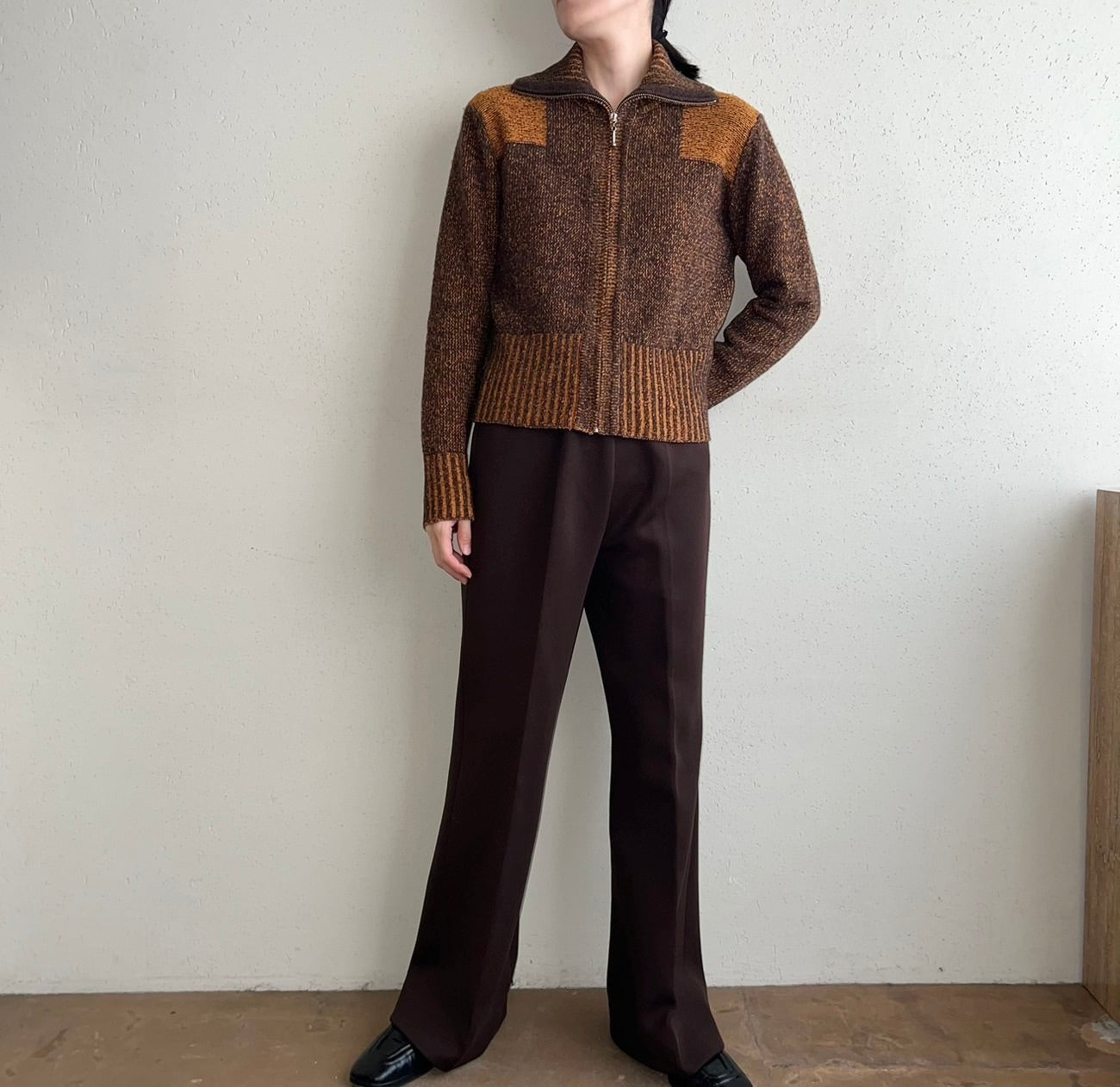 90s Silk Zipped Knit