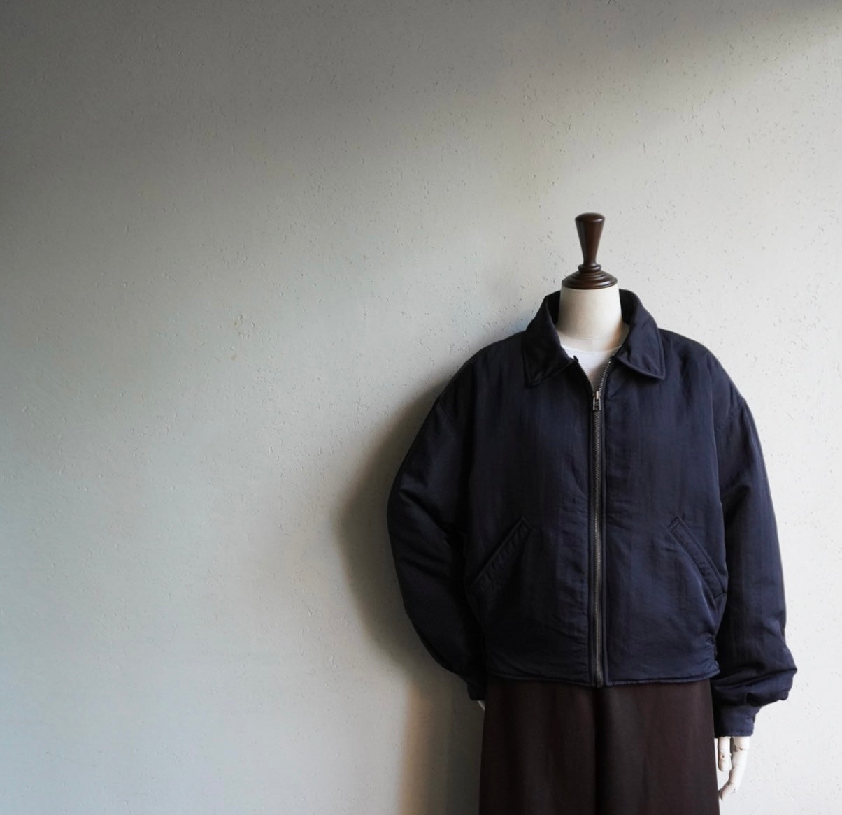 90s Black Nylon Jacket