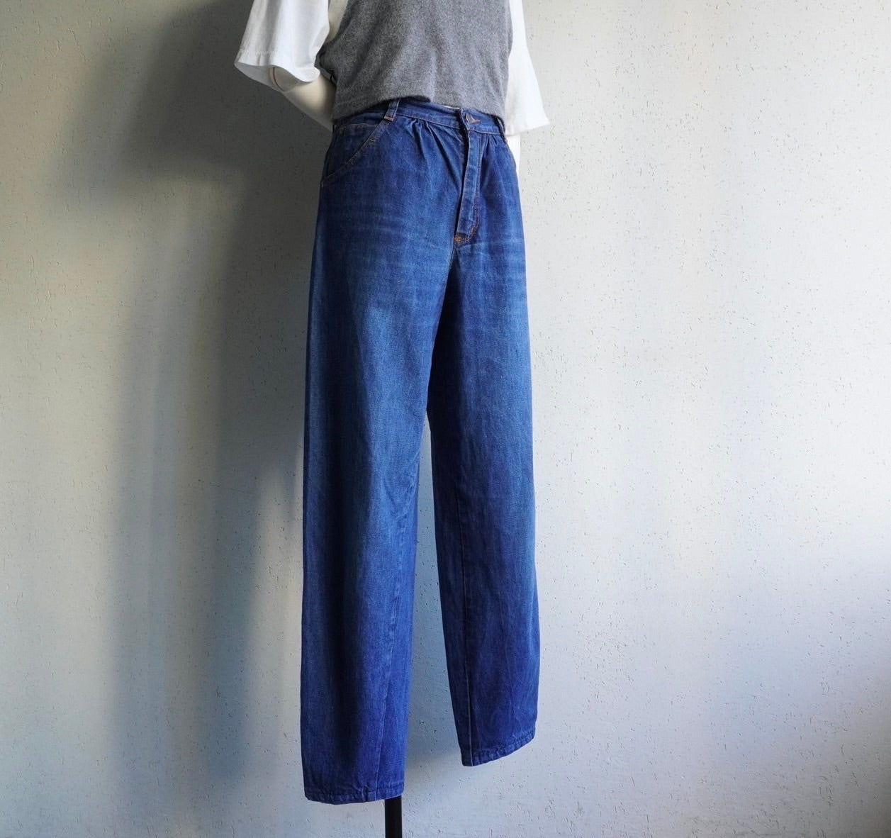 80s ”BENETTON" Wide Denim Pants