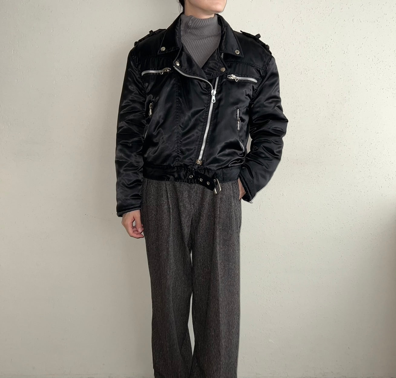 90s Nylon Riders Jacket Made in Italy