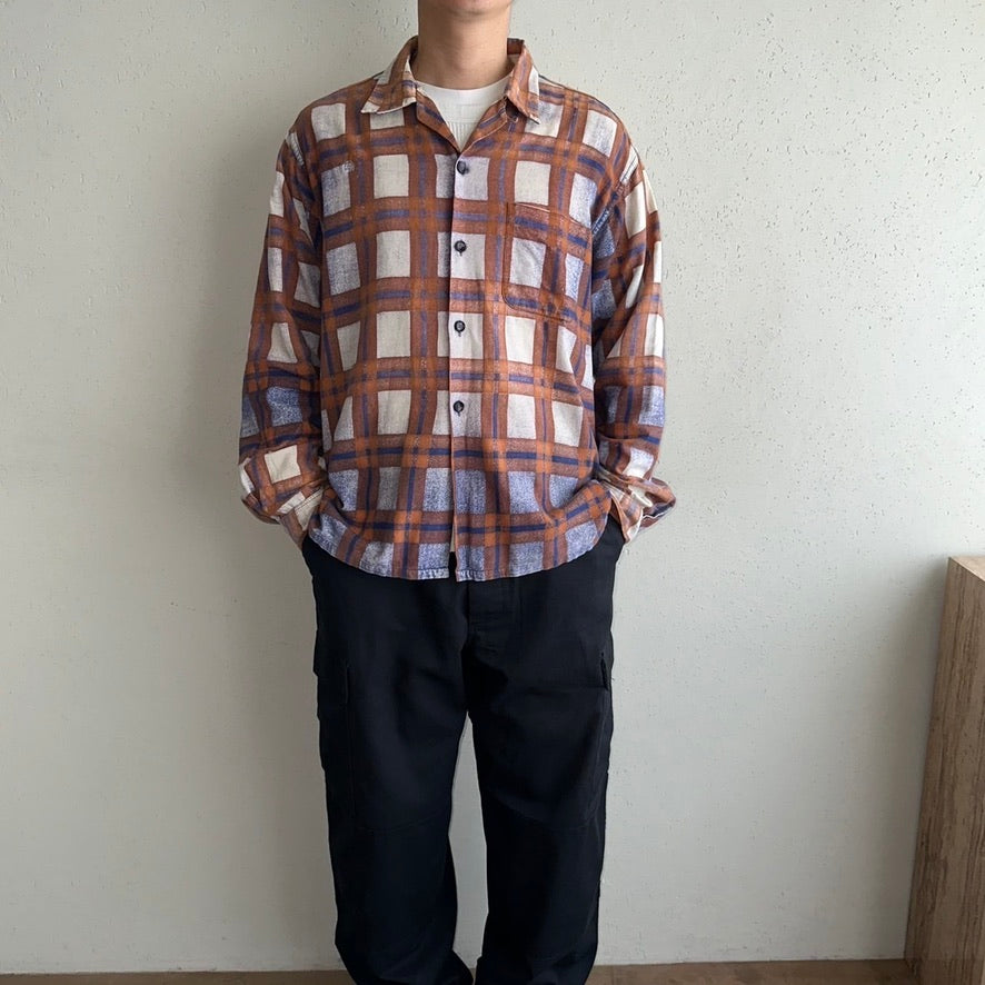 60s PILGRIM Plaid Shirt