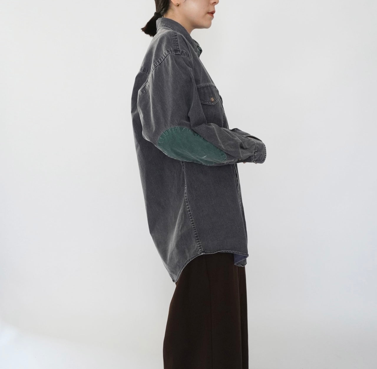 90s Two Tone Cotton Shirt