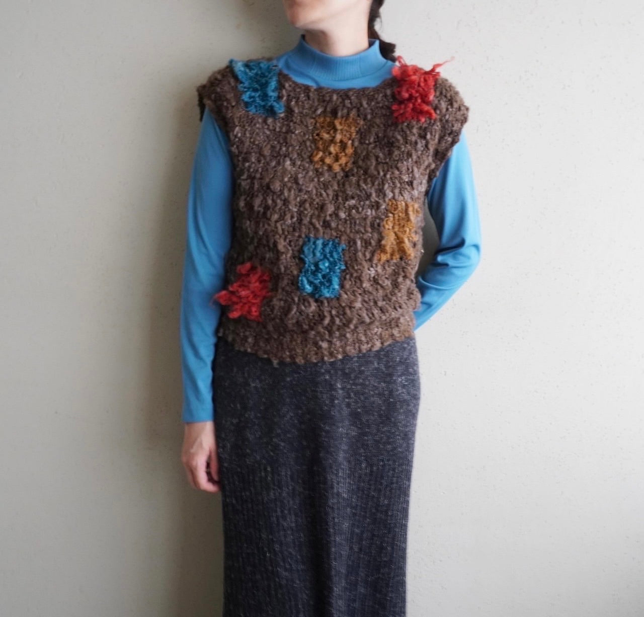 90s Design Knit Vest