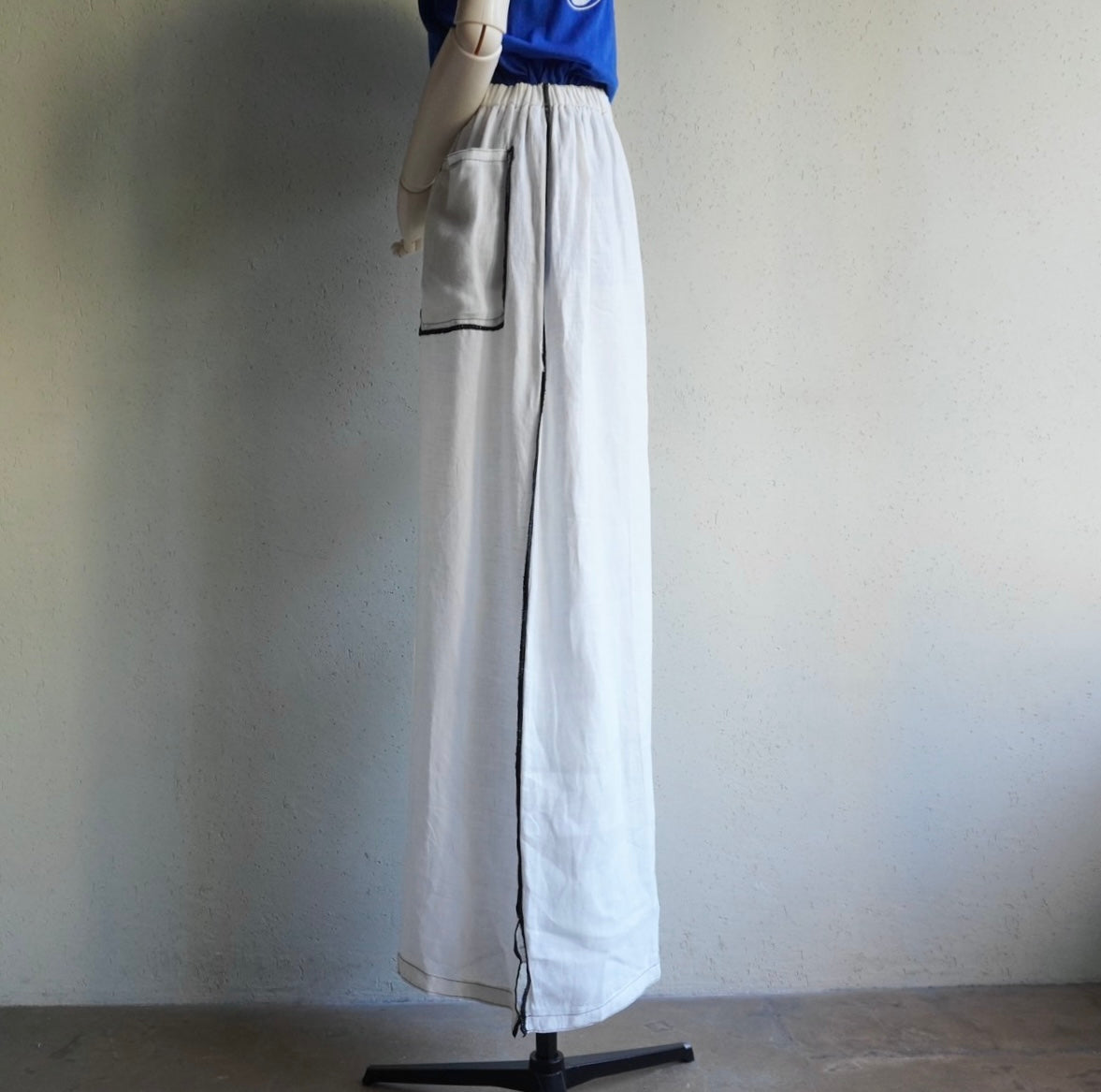 90s Linen Wide Pants