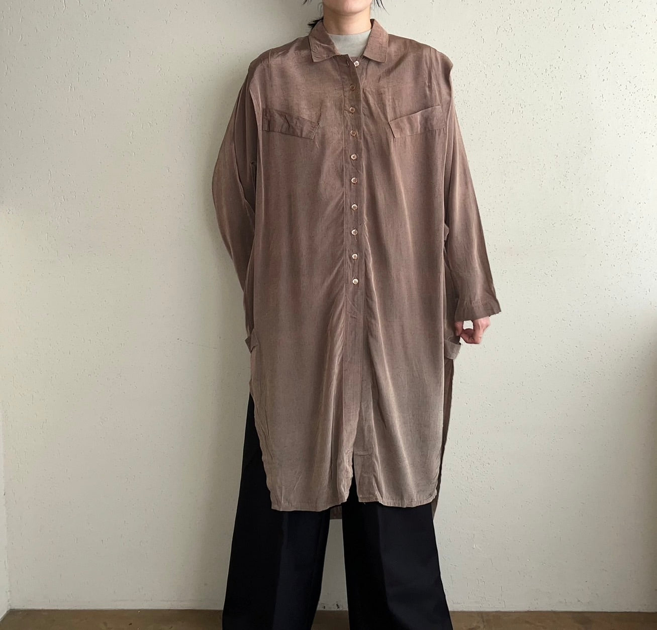 80s Designed Shirt Dress