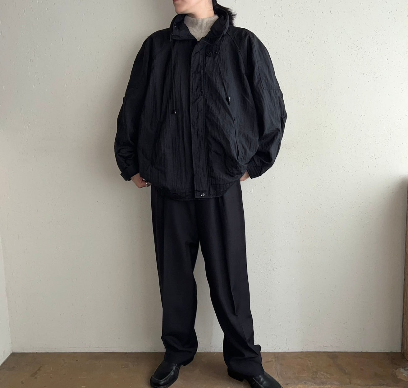 90s Hooded light jacket