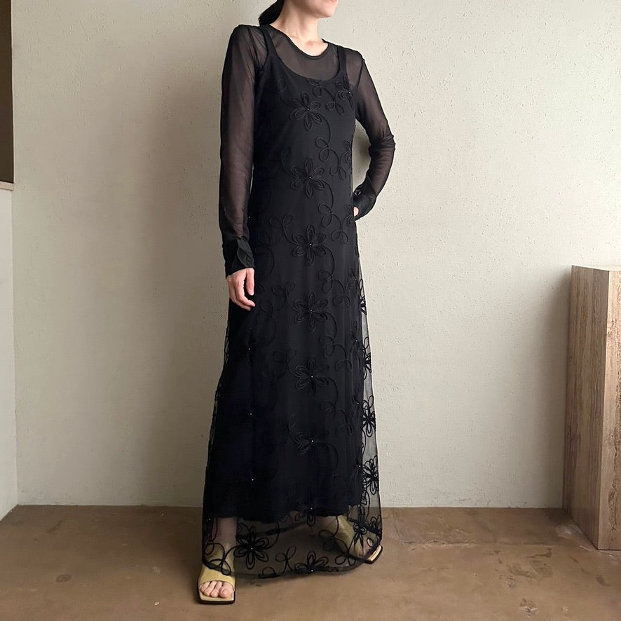 90s Lace Design Dress
