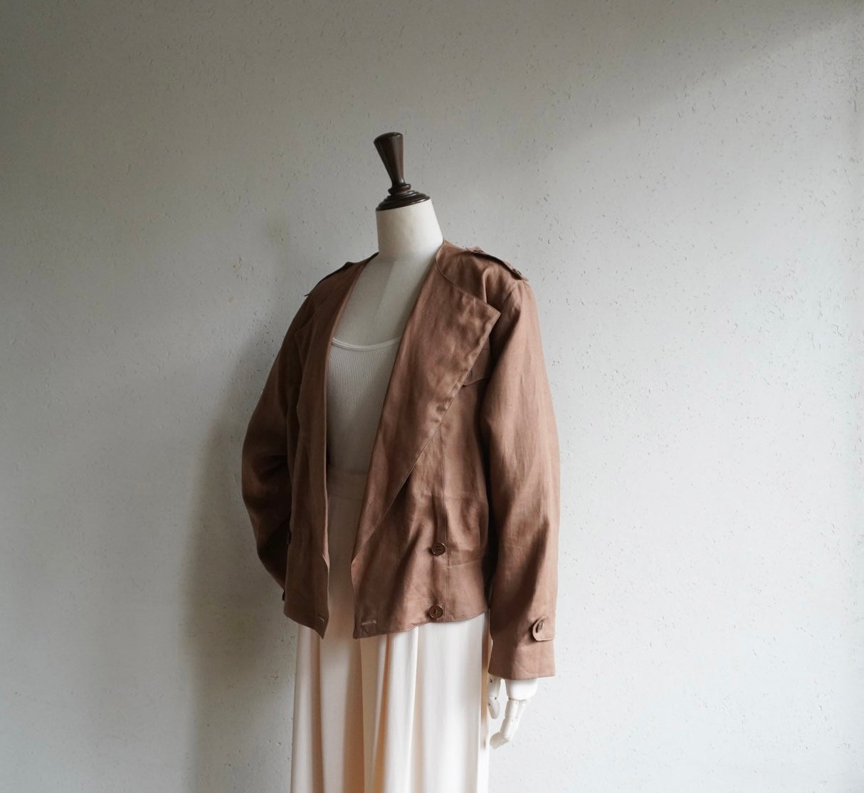 80s Linen Jacket Made in Italy
