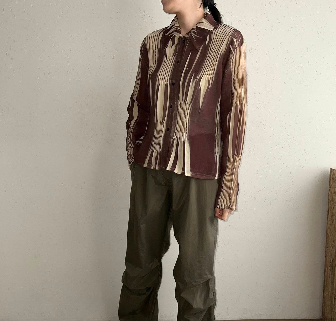 Pleated Design Shirt