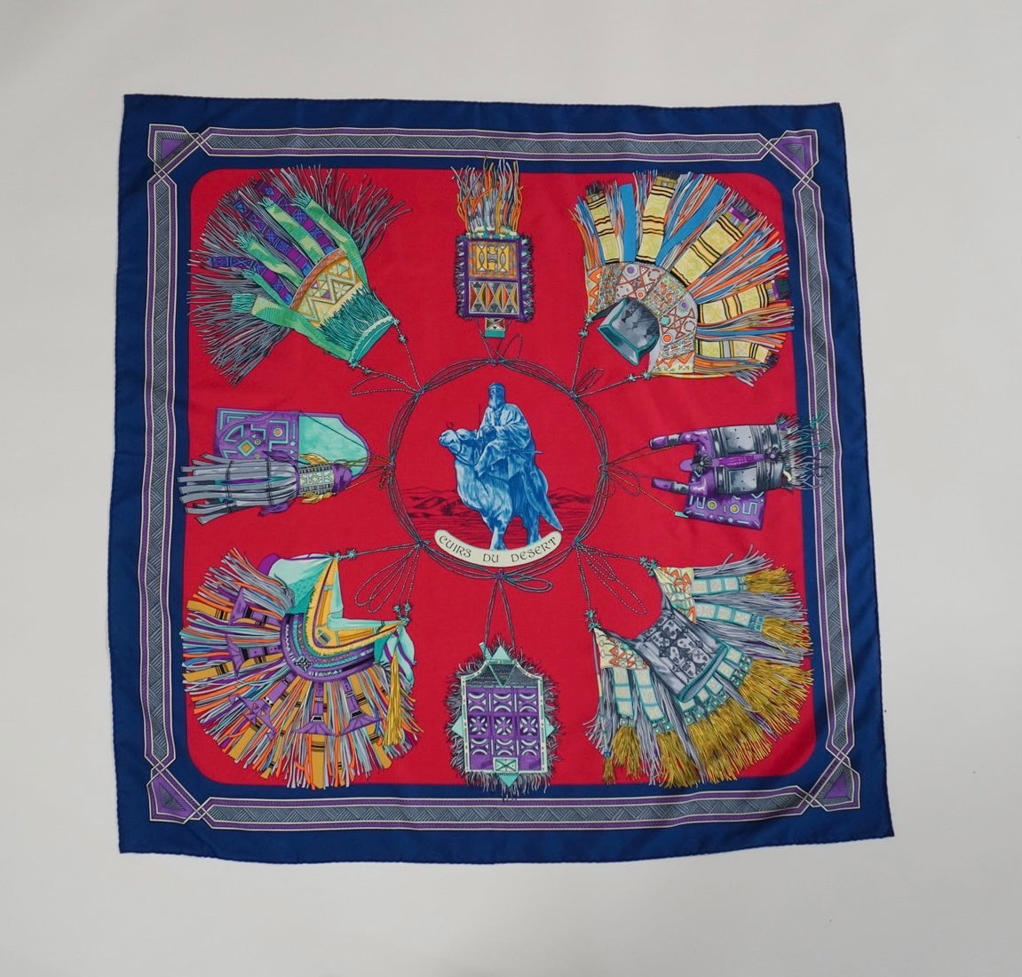”Hermes” Silk Scarf Made in France