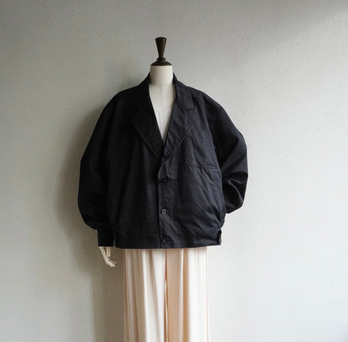 90s Black Jacket Made in Italy