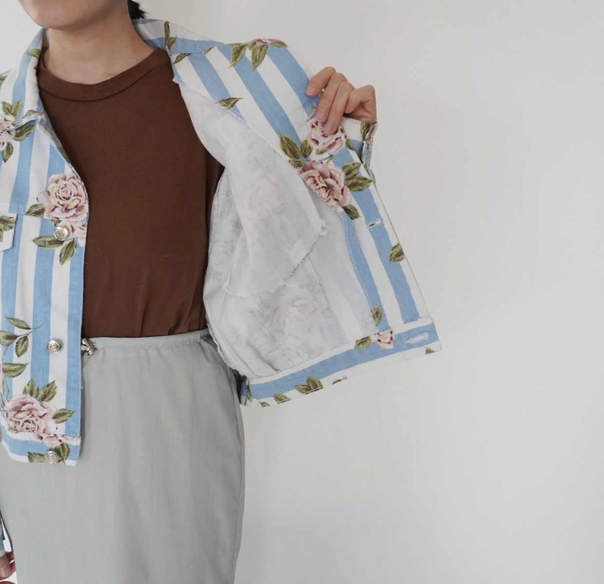 90s Flower Pattern Jacket