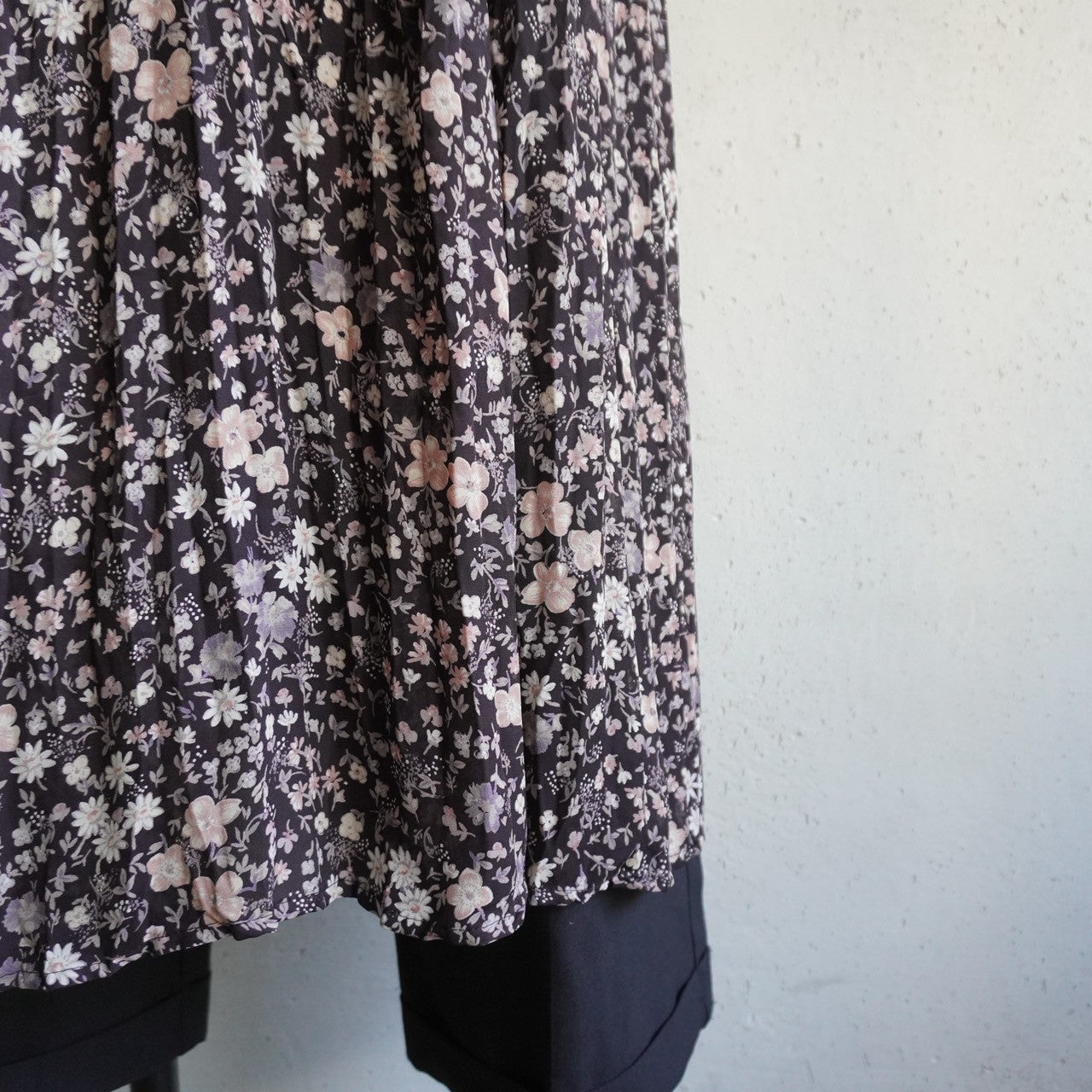 80s Printed Maxi Dress Made in USA