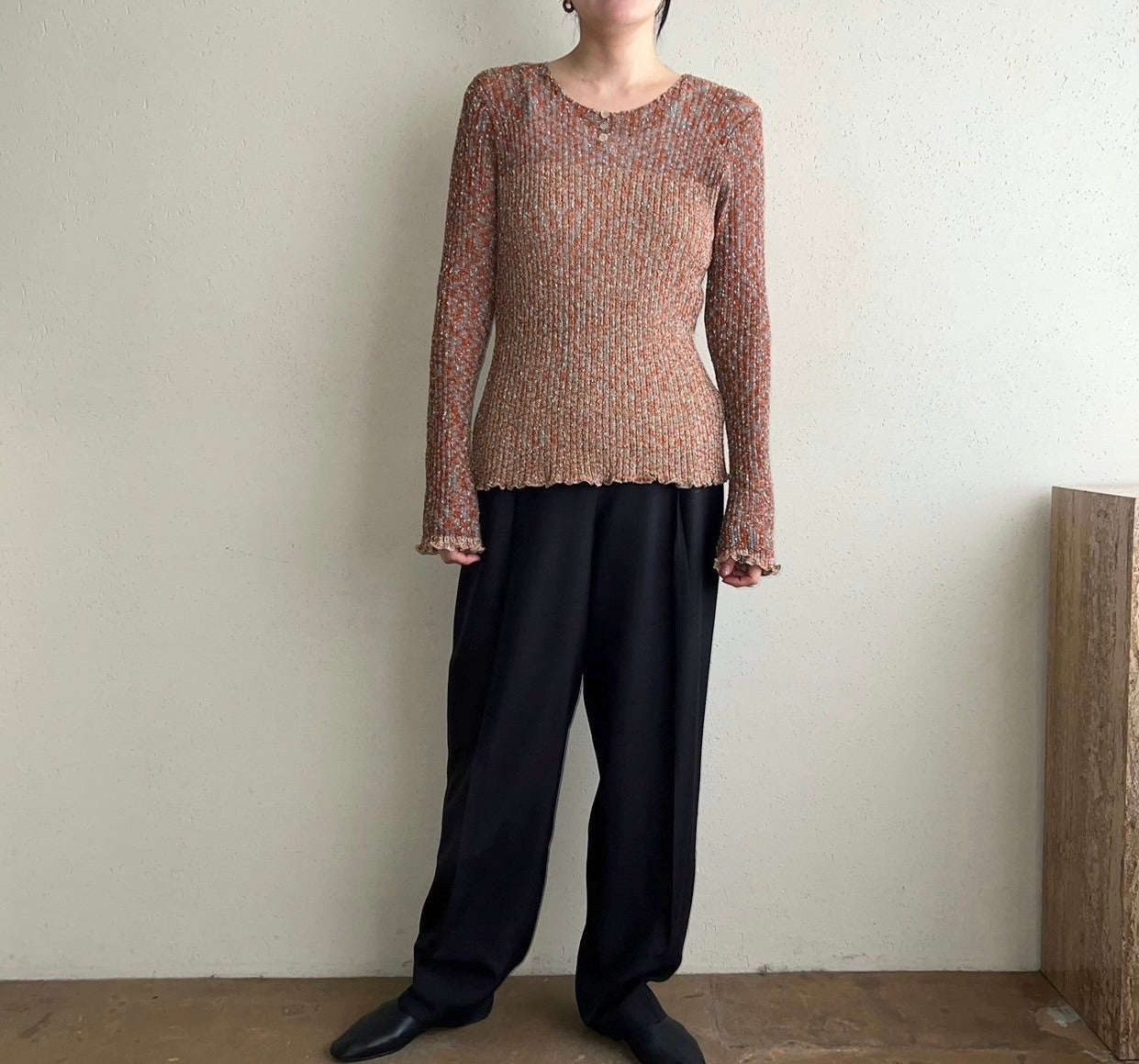 Mix Ribbed Top