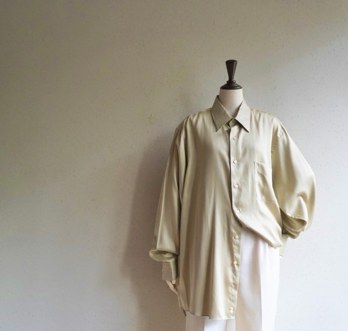 90s Beige Shirt Dead Stock