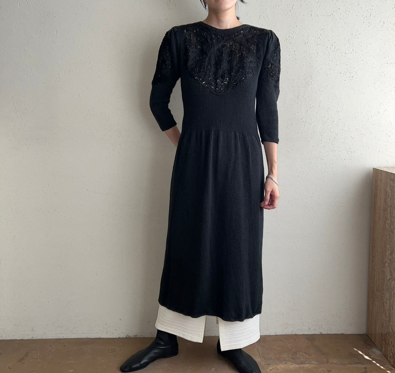 80s "Neiman Marcus ” Knit Dress Made in USA