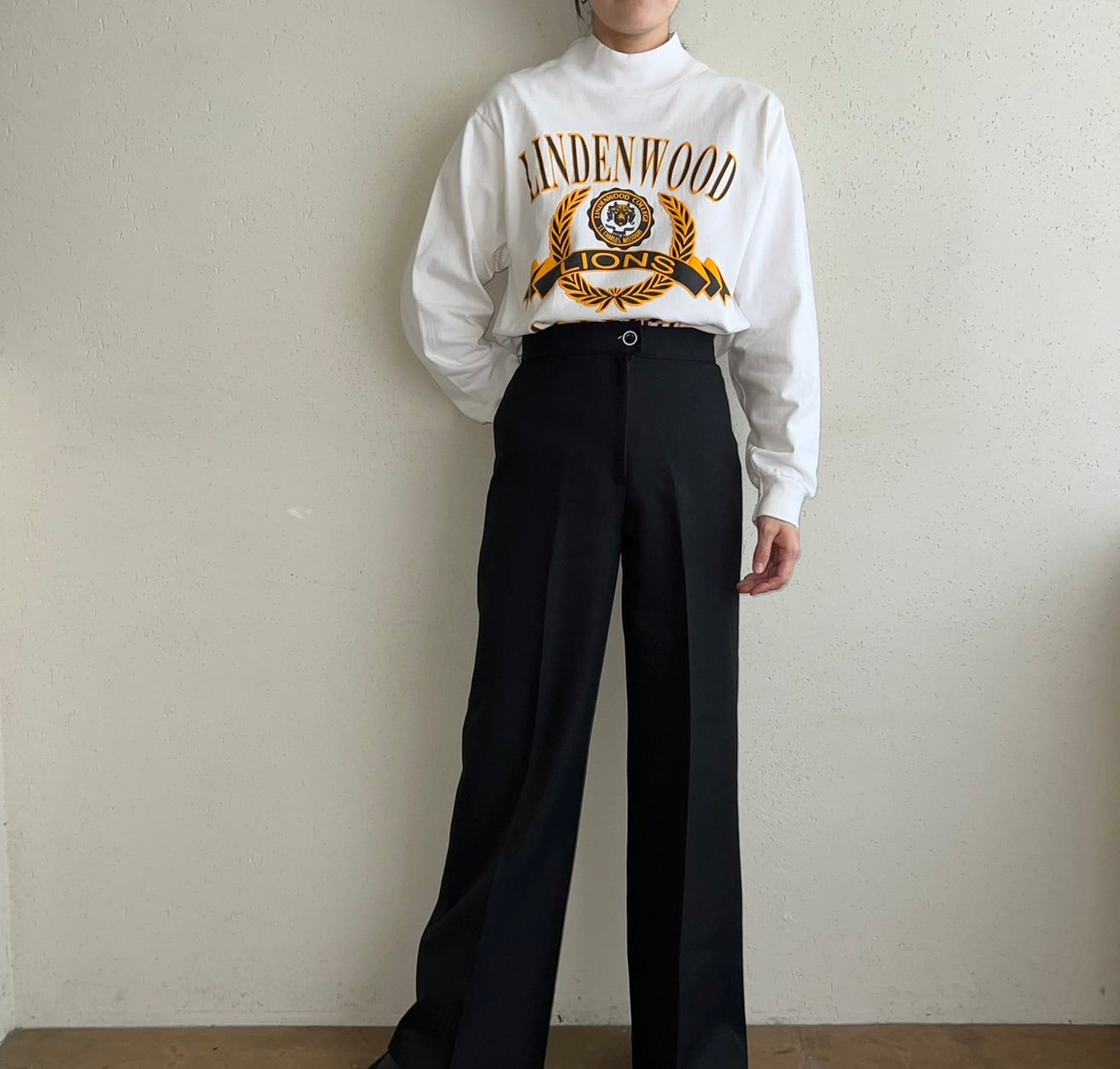 90s Printed Long T-shirt Made in USA