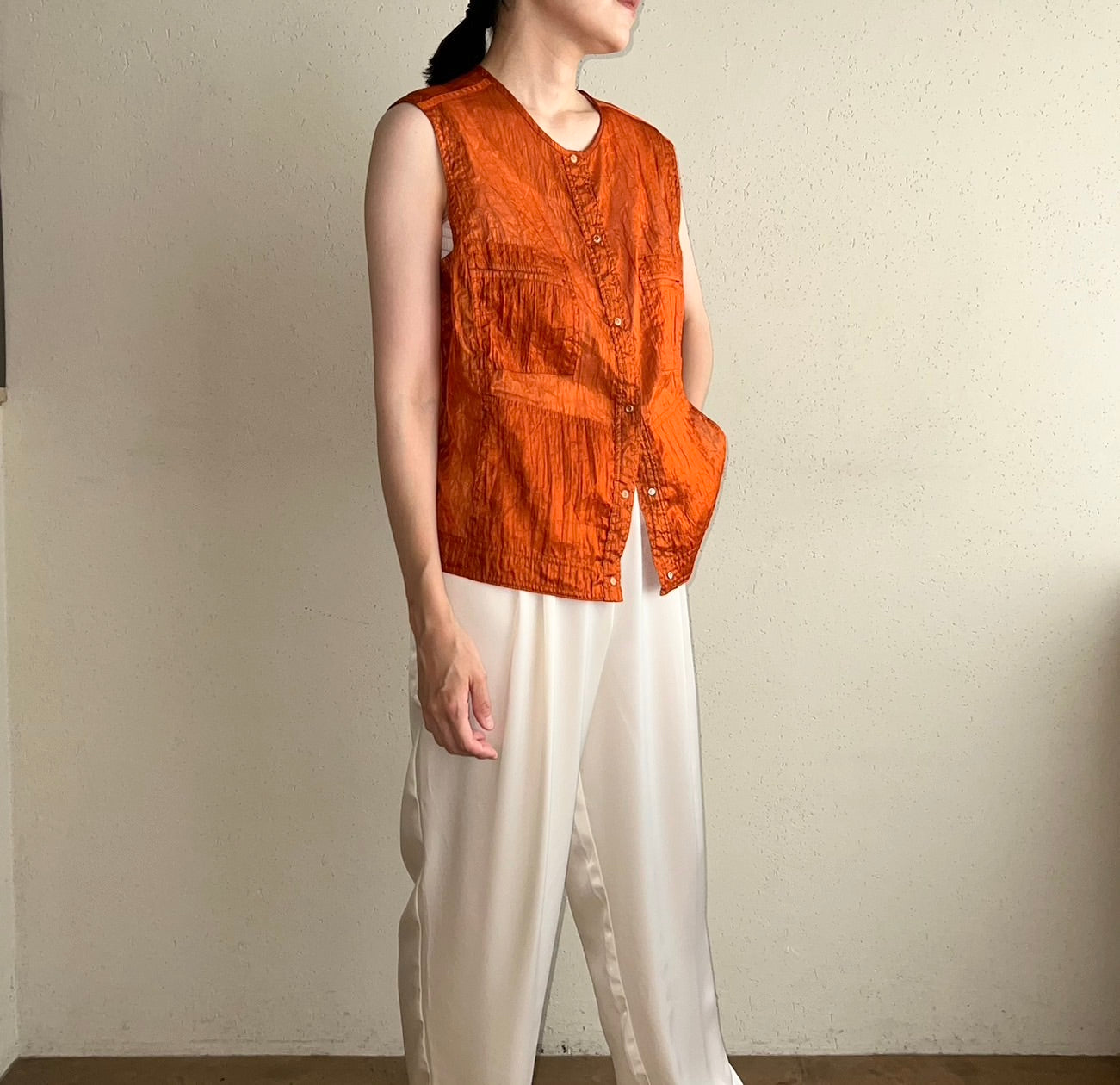 90s EURO Sheer Vest