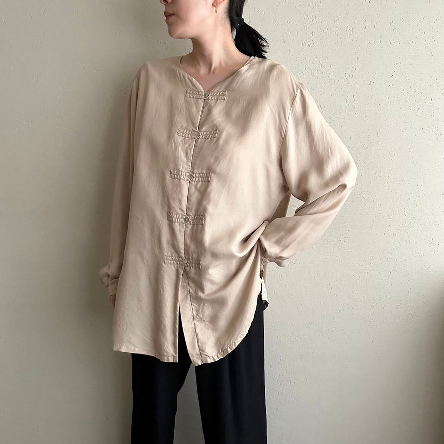 90s Silk Blouse