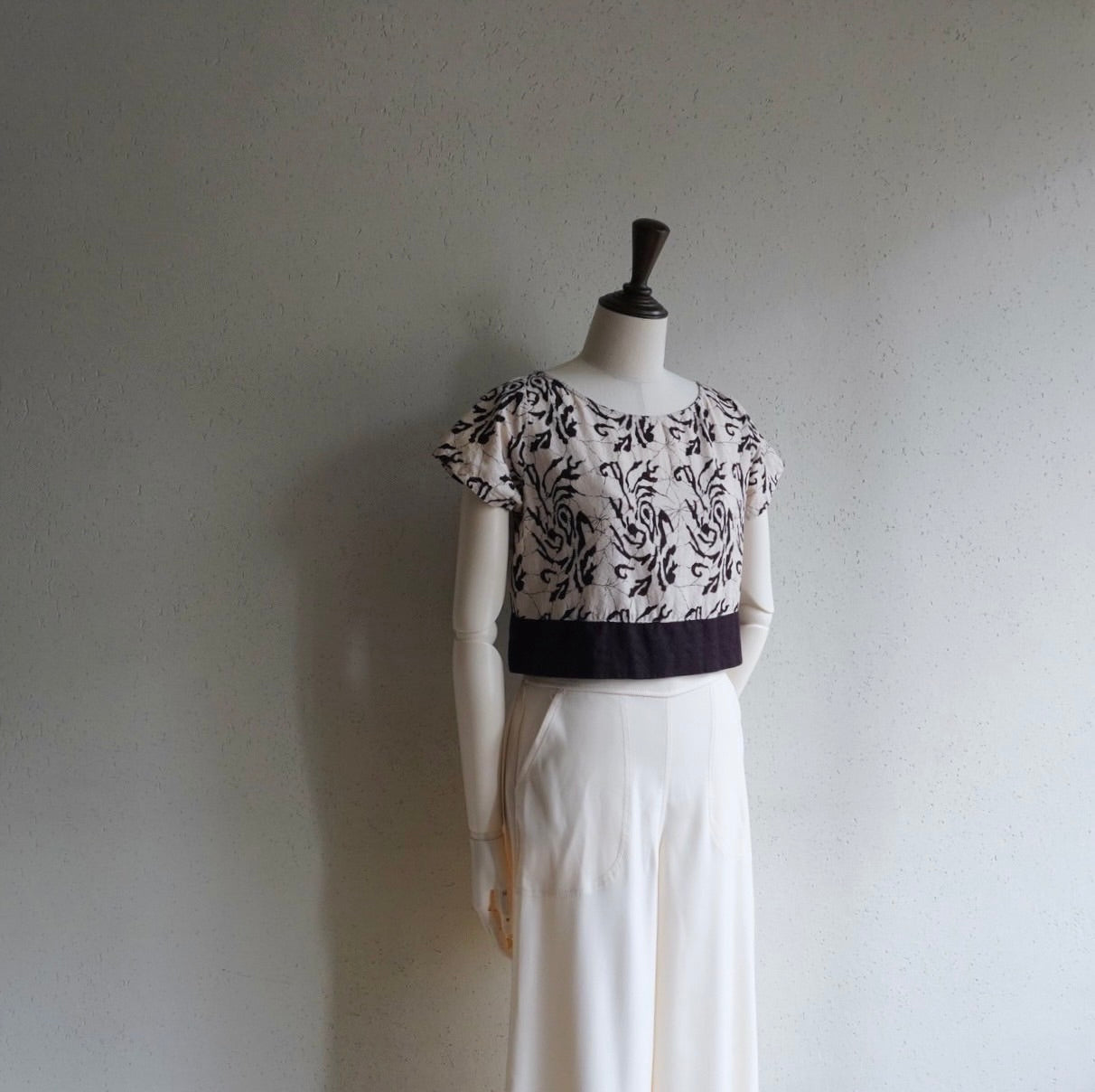 80s Cropped Blouse