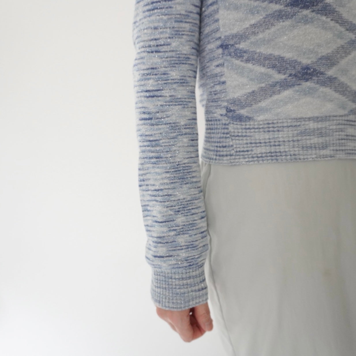 70s Pattern Zip Top
