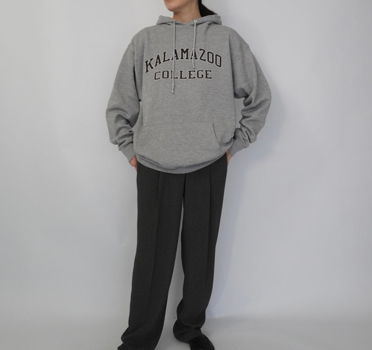 90s Hooded Sweater Made in USA