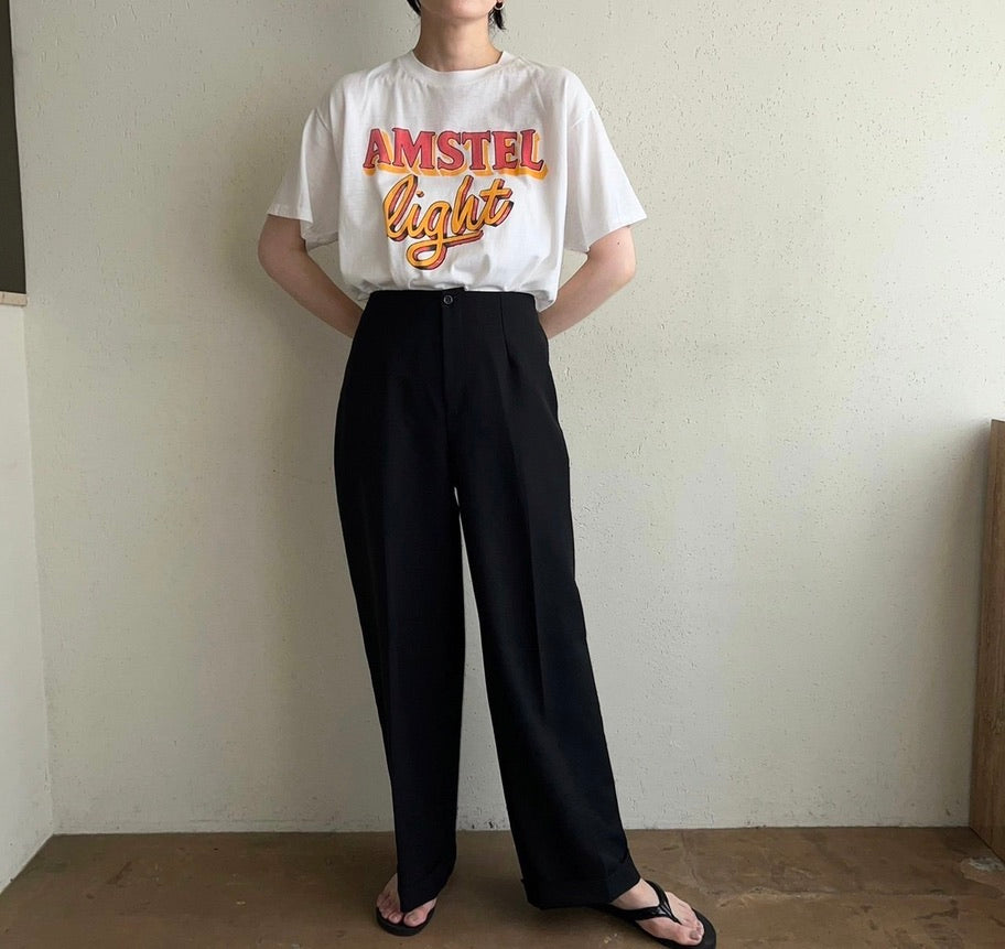 80s "AMSTEL Light" Printed T-shirt Made in USA