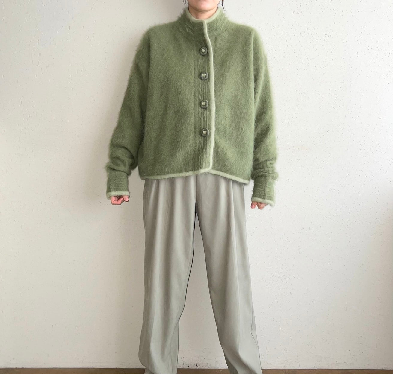 90s Angora Knit Jacket