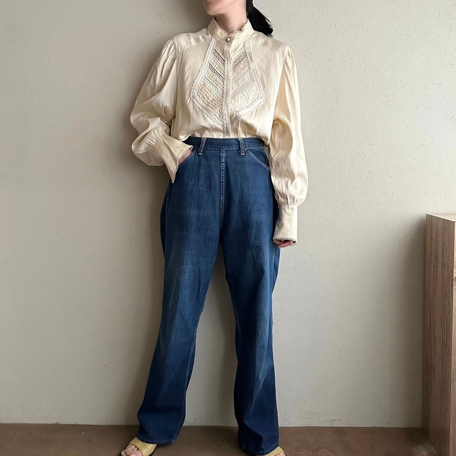 80s Silk Blouse Made in Germany