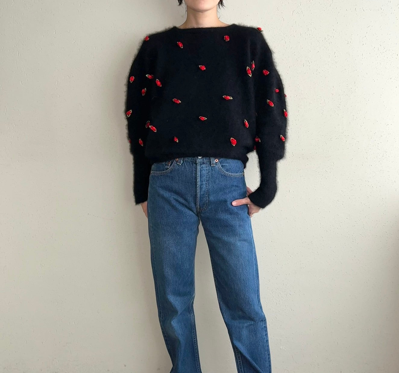 90s Design Angora Knit