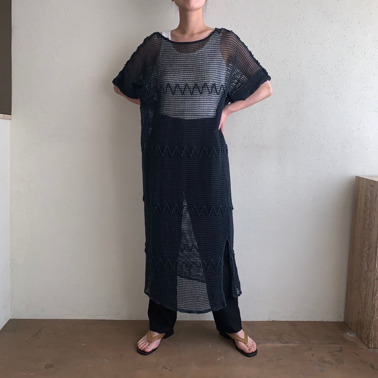 90s Crochet Dress Made in USA