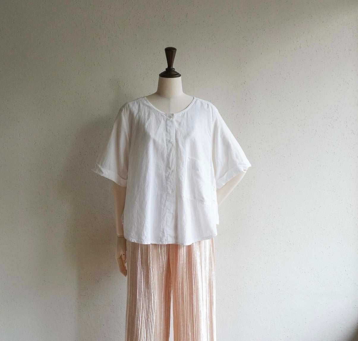 90s EURO Pleated Blouse