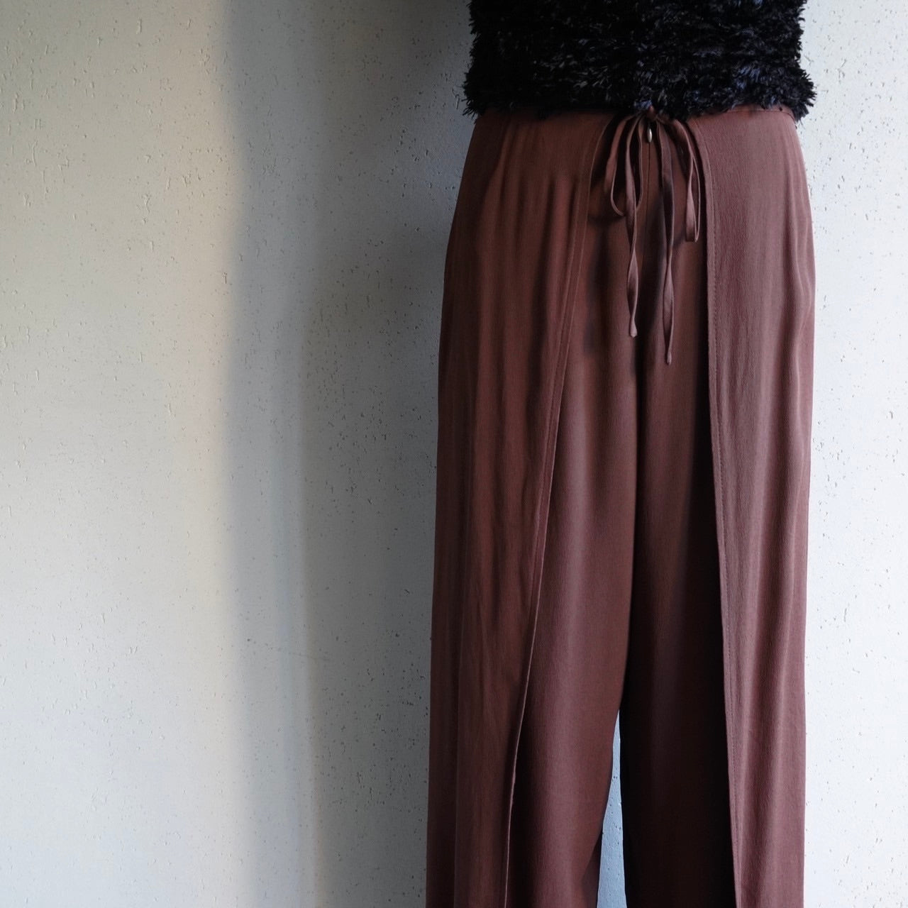 90s Brown Wide Pants